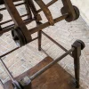 Französischer Kinderstuhl aus Nussholz, Ende 1800