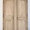 Französischer Kleiderschrank aus gebleichter Eiche, 19. Jh