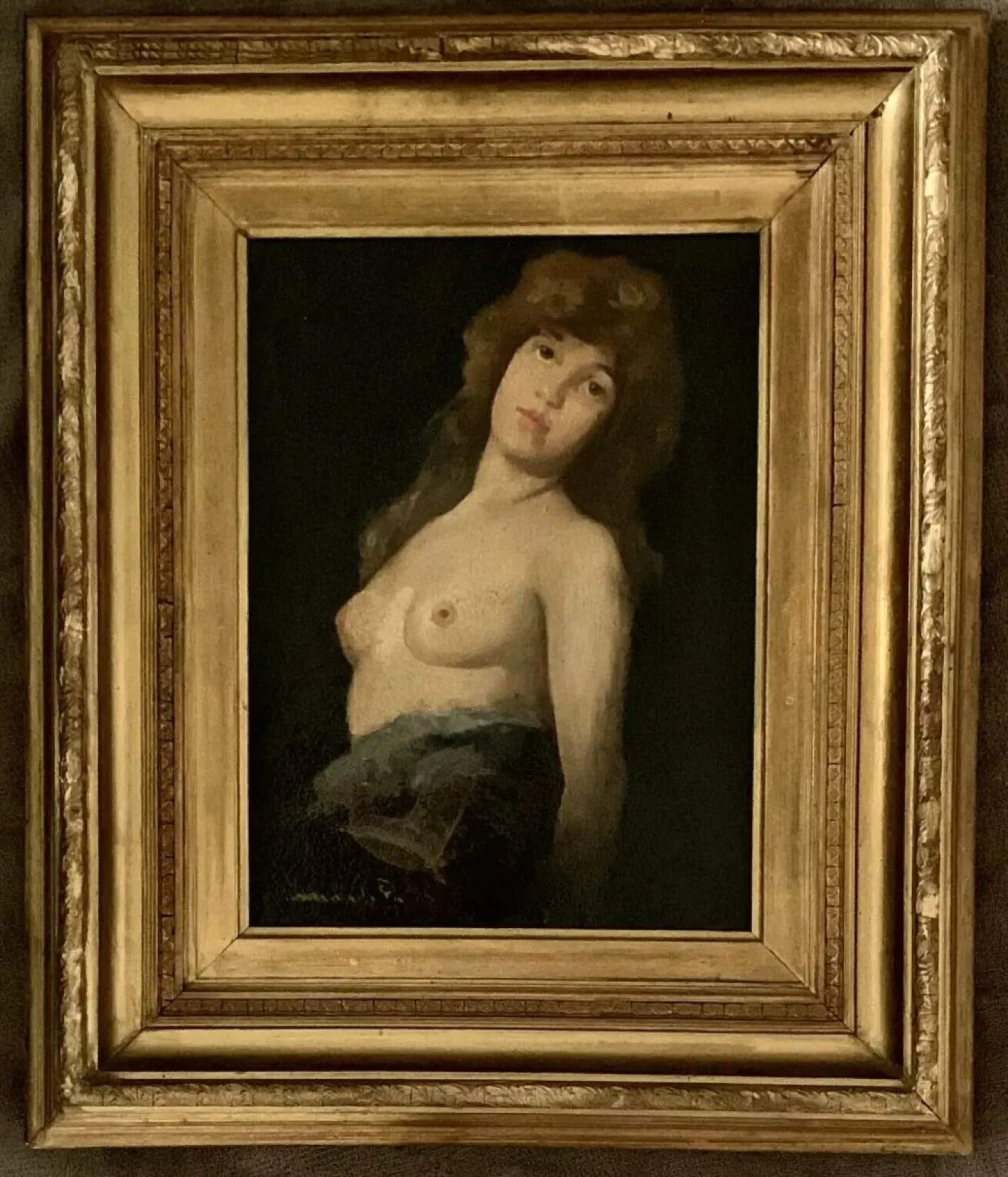 Französischer Künstler, Akt, Frühes 20. Jh., Öl auf Holz, Gerahmt