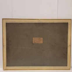 Französischer Künstler, Landschaft in Blau, 1980er, Aquarell