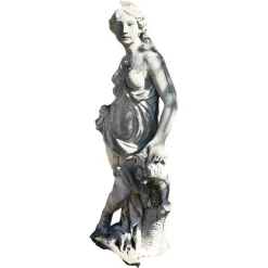 Französischer Künstler, Statue von Diana, 1950, Kunststein