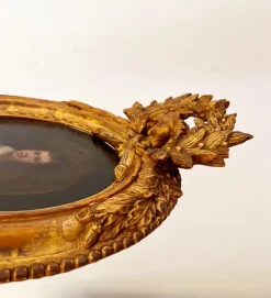 Französischer Louis XV Künstler, Porträt, 1800er, Ölgemälde, gerahmt