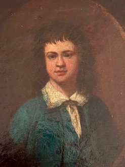 Französischer Louis XV Künstler, Porträt, 1800er, Ölgemälde, gerahmt