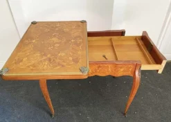 Französischer Louis XV Spieltisch, 19. Jh., Frankreich