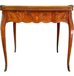 Französischer Louis XV Spieltisch, 19. Jh., Frankreich