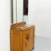 Französischer Midcentury Frisiertisch aus Eichenholz, 1960