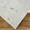 Französischer Nachttisch aus Eiche mit Marmorplatte