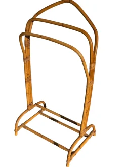 Französischer Stummer Diener aus Rattan, 1960er