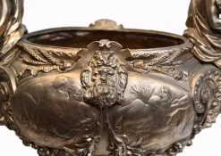 Französischer vergoldeter Tafelaufsatz Jardiniere Lerolle Freres