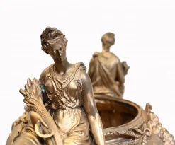 Französischer vergoldeter Tafelaufsatz Jardiniere Lerolle Freres