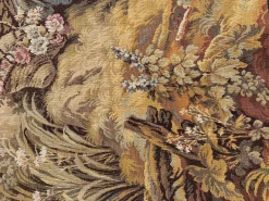 Französischer Vintage Aubusson Jaquard Wandbehang