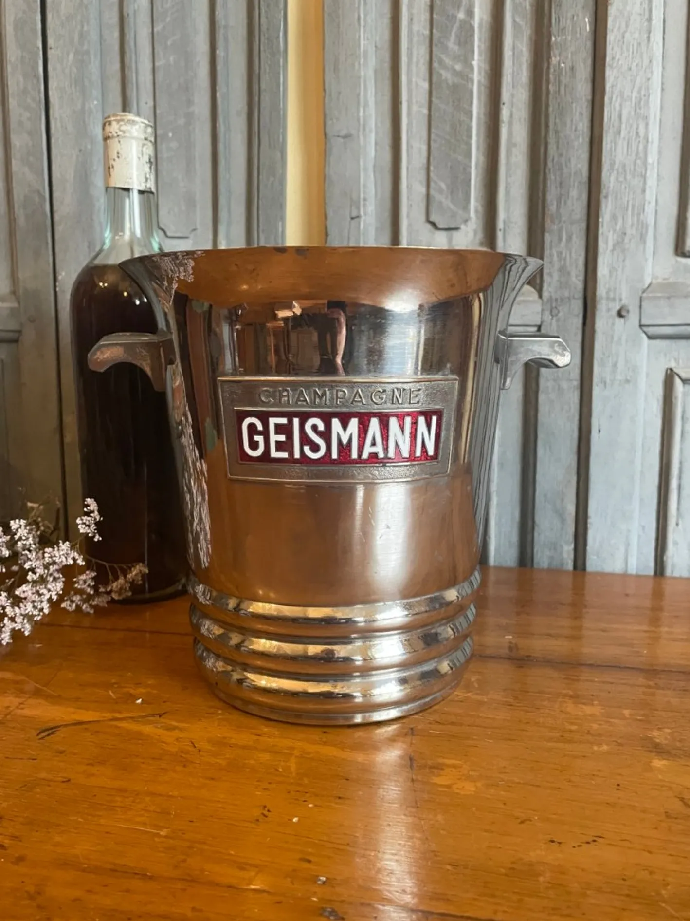 Französischer Vintage Champagner Kühler von Geismann, 1920er
