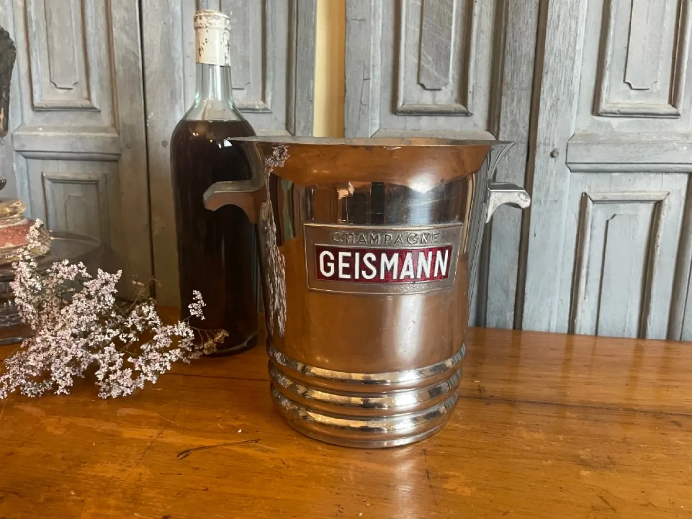 Französischer Vintage Champagner Kühler von Geismann, 1920er