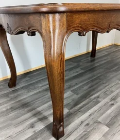 Französischer Vintage Esstisch aus Eiche