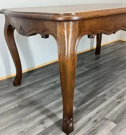 Französischer Vintage Esstisch aus Eiche