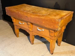 Französischer Vintage Metzgerblock, 1925