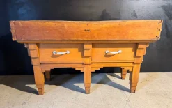 Französischer Vintage Metzgerblock, 1925