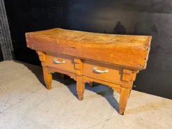 Französischer Vintage Metzgerblock, 1925