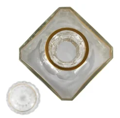 Französische Saint Louis Whisty Karaffe aus Kristallglas in Distel-Optik