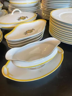 Französisches Art Deco Porzellanservice von Limoges, 1920er, 49er Set