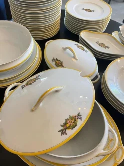Französisches Art Deco Porzellanservice von Limoges, 1920er, 49er Set