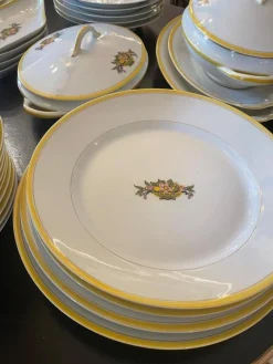Französisches Art Deco Porzellanservice von Limoges, 1920er, 49er Set