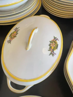 Französisches Art Deco Porzellanservice von Limoges, 1920er, 49er Set