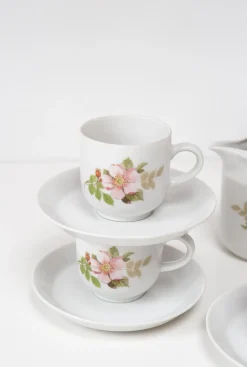 Französisches Kaffeeservice aus Porzellan, 1970er, 23 . Set