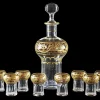 Französisches Modell 738 Likör Set aus Glas von Saint Louis, 1920er, 9 . Set