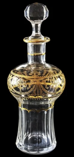 Französisches Modell 738 Likör Set aus Glas von Saint Louis, 1920er, 9 . Set