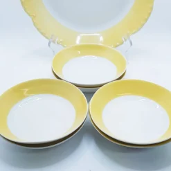 Französisches Obstkompottservice aus Porzellan von Haviland, 1950er, 7er Set