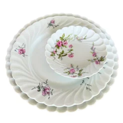 Französisches Porzellanservice von Haviland Limoges, 1950er, 12er Set