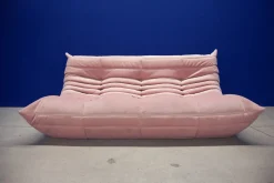 Französisches Samt Wohnzimmer Set von Michel Ducaroy für Ligne Roset, 1970er, 3er Set