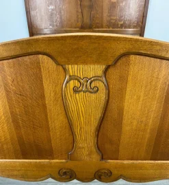 Französisches Vintage Doppelbett aus Eiche