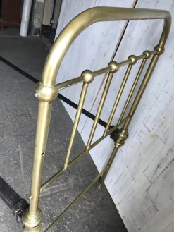 Französisches Vintage Messing Tagesbett, 1960er
