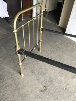Französisches Vintage Messing Tagesbett, 1960er