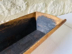 Französisches Vintage Serviertablett aus Holz, 1930er