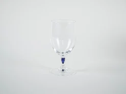 Französische Venise Saphir Gläser, 1970er, 7er Set