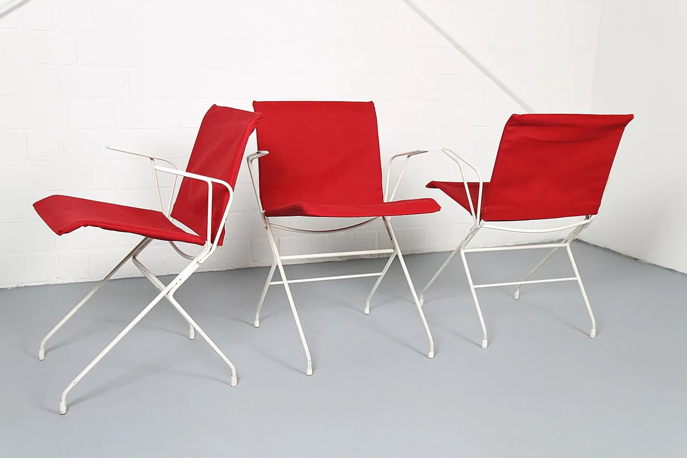 Französische Vintage Gartengarnitur von Raoul Guys, 1950er, 4er Set