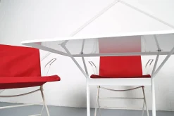 Französische Vintage Gartengarnitur von Raoul Guys, 1950er, 4er Set