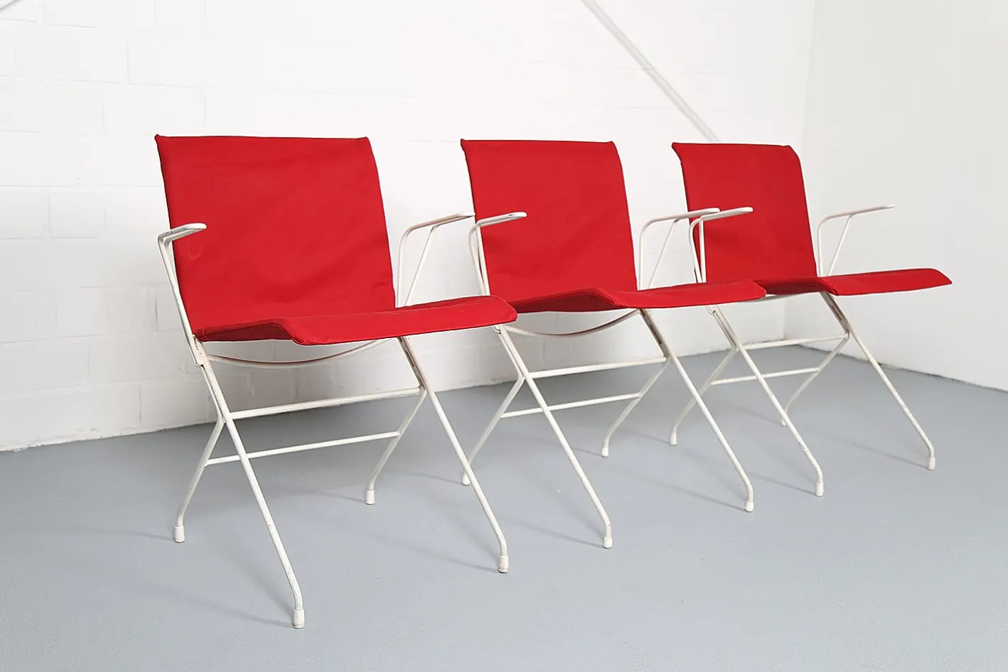 Französische Vintage Gartengarnitur von Raoul Guys, 1950er, 4er Set