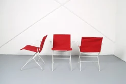 Französische Vintage Gartengarnitur von Raoul Guys, 1950er, 4er Set
