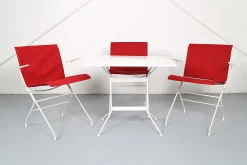 Französische Vintage Gartengarnitur von Raoul Guys, 1950er, 4er Set