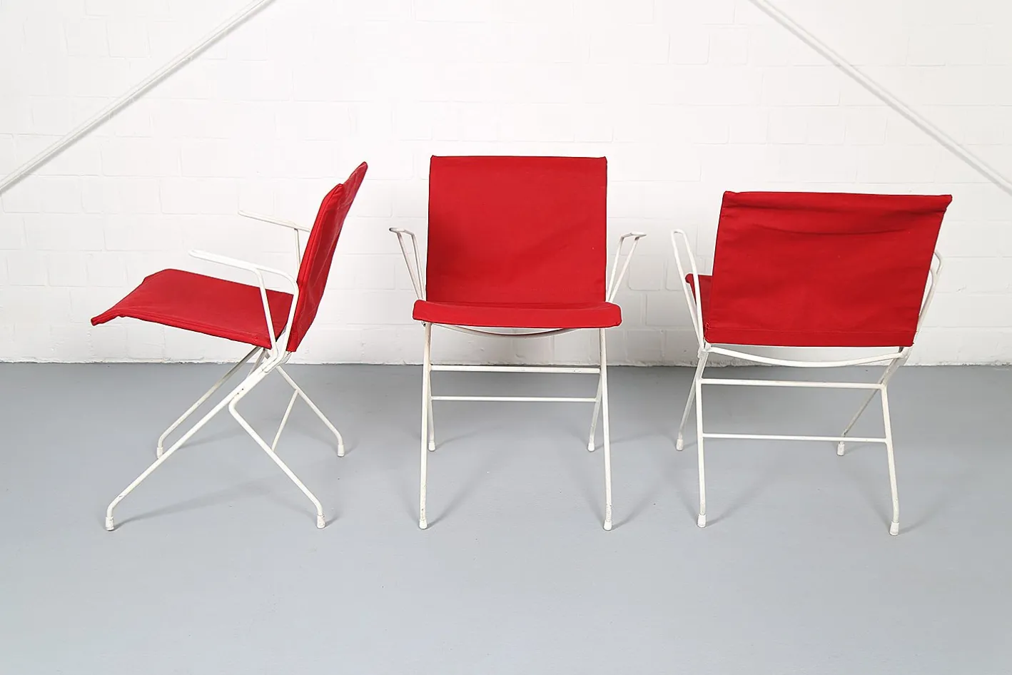 Französische Vintage Gartengarnitur von Raoul Guys, 1950er, 4er Set
