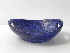 Französische Vintage Keramikschale von Vallauris, 1960er