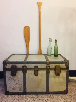 Französische Vintage Truhe