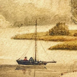 F.Rawlins, Somerset, 1830, Aquarell, Eingerahmt