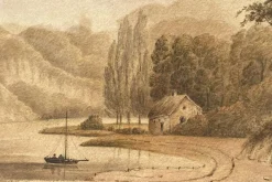 F.Rawlins, Somerset, 1830, Aquarell, Eingerahmt
