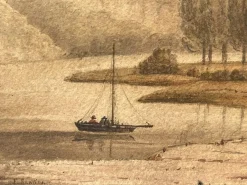 F.Rawlins, Somerset, 1830, Aquarell, Eingerahmt