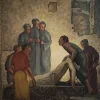 Frédéric Goerg, La mise au tombeau du Christ, 1944, Öl auf Leinwand